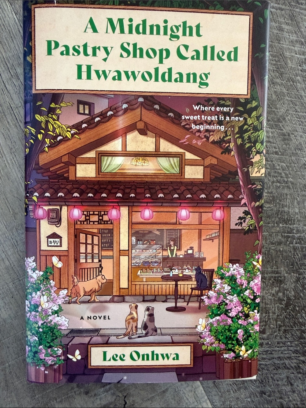 A Midnight Pastry Shop Called HwaWoldang by Lee Onhwa - Illustrated Cover